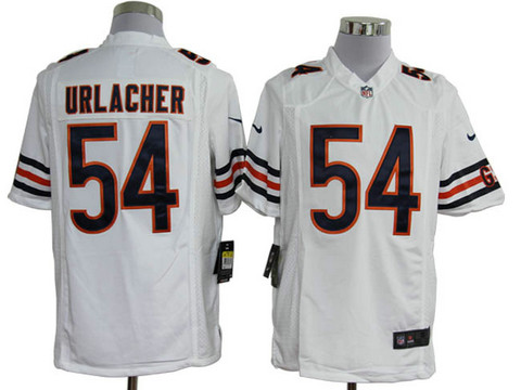 NFL North Chicago Bears Brian Urlacher 54 Nike White Game Nike Nfl jersey
